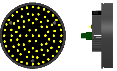Module à diodes jaune pour signaux lumineux 16V - Symbole 7.950.2689