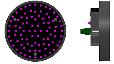 Module à diodes violet pour signaux lumineux 16V - Symbole 7.950.2691